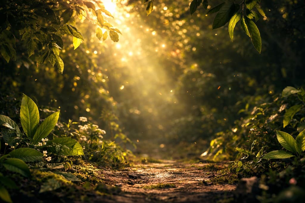 Enchanted forest path